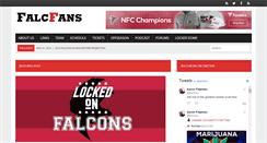 Desktop Screenshot of falcfans.com